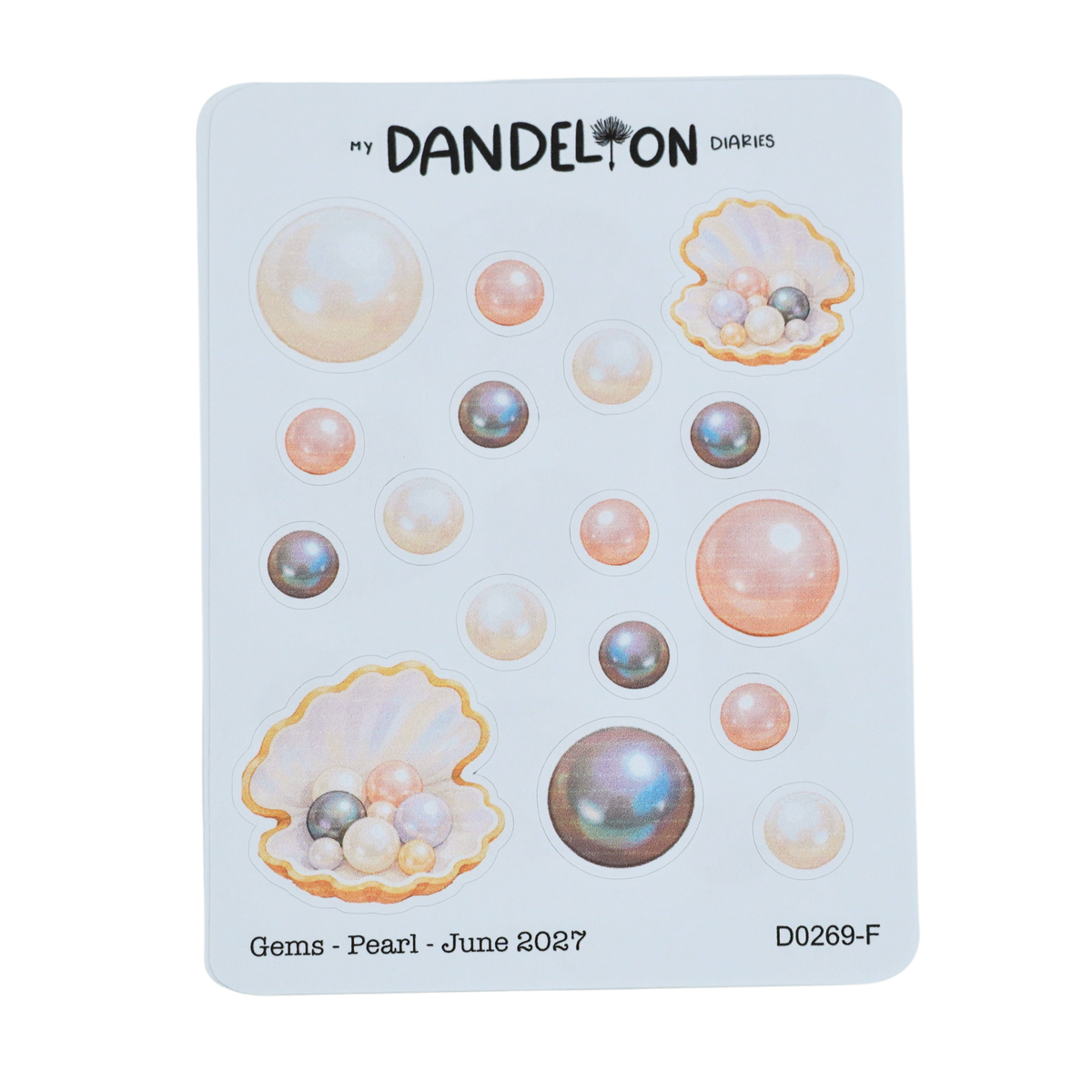 Birth Gemstone Deco Sheets - 2027 Collection