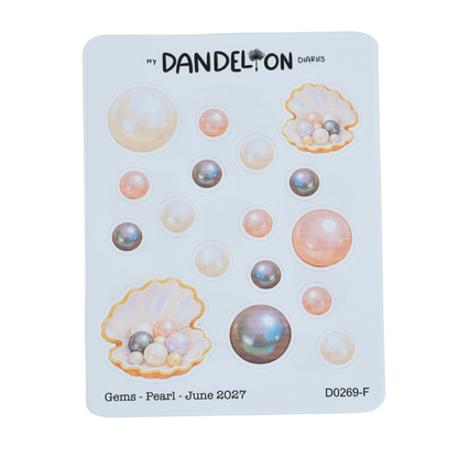 Birth Gemstone Deco Sheets - 2027 Collection