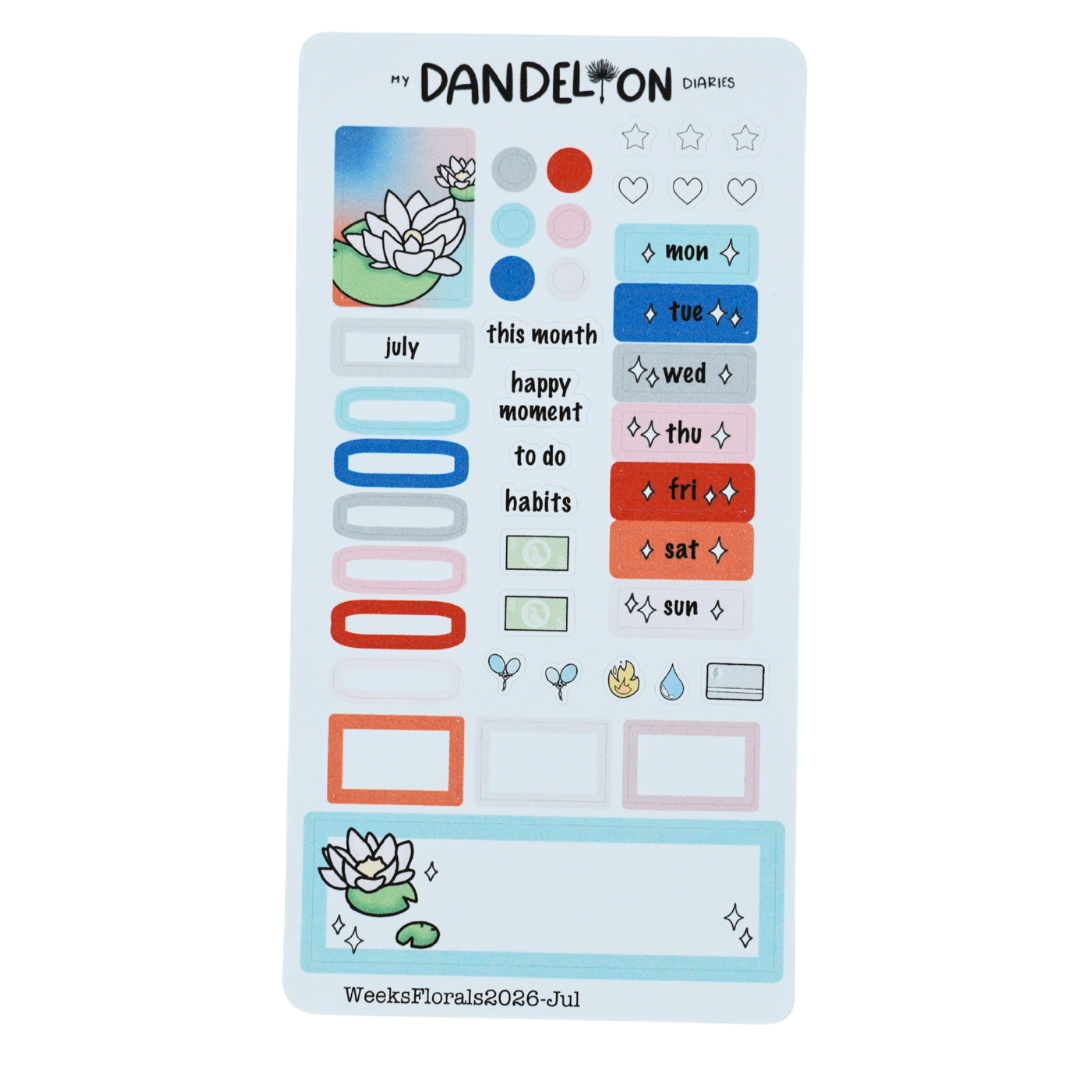 Floral Fantasy - Weeks Monthly Kits (2026 Collection)